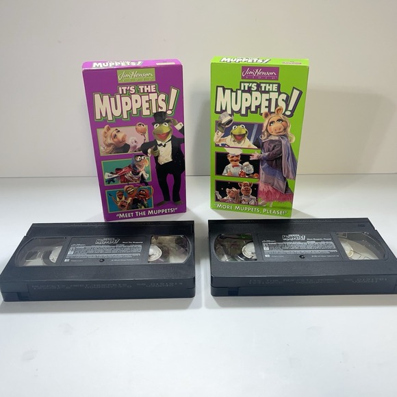 Other - Vintage 1993 Jim Henson VHS It's The Muppets Meet, More Muppets Please Tested